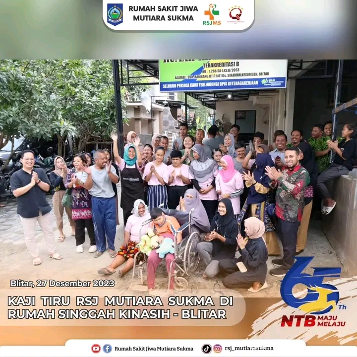 KAJI TIRU RSJ MUTIARA SUKMA DI RUMAH SINGGAH KINASIH - BLITAR